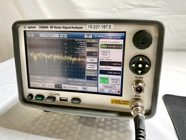 Agilent V 2820 A RF Vector Signal Analyzer -68828 For Sale