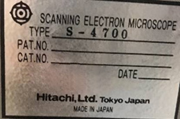 Buy Hitachi  S 4700  Scanning Electron Microscope  72623