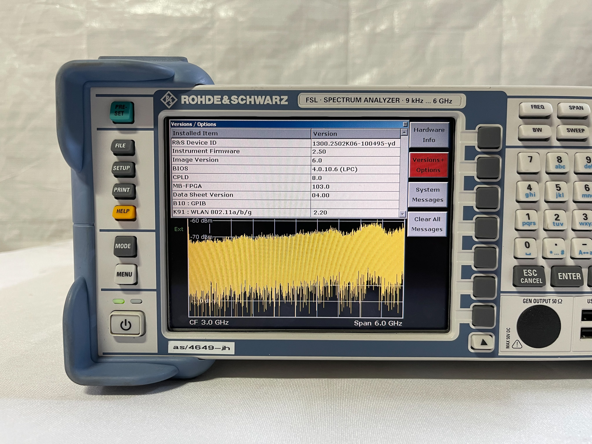 Rohde Schwarz Fsl Spectrum Analyzer