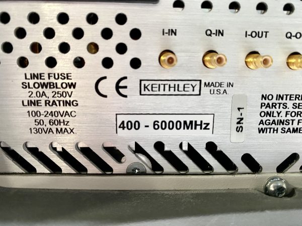 Agilent / Keithley  2820 A  RF Vector Signal Analyzer  68829