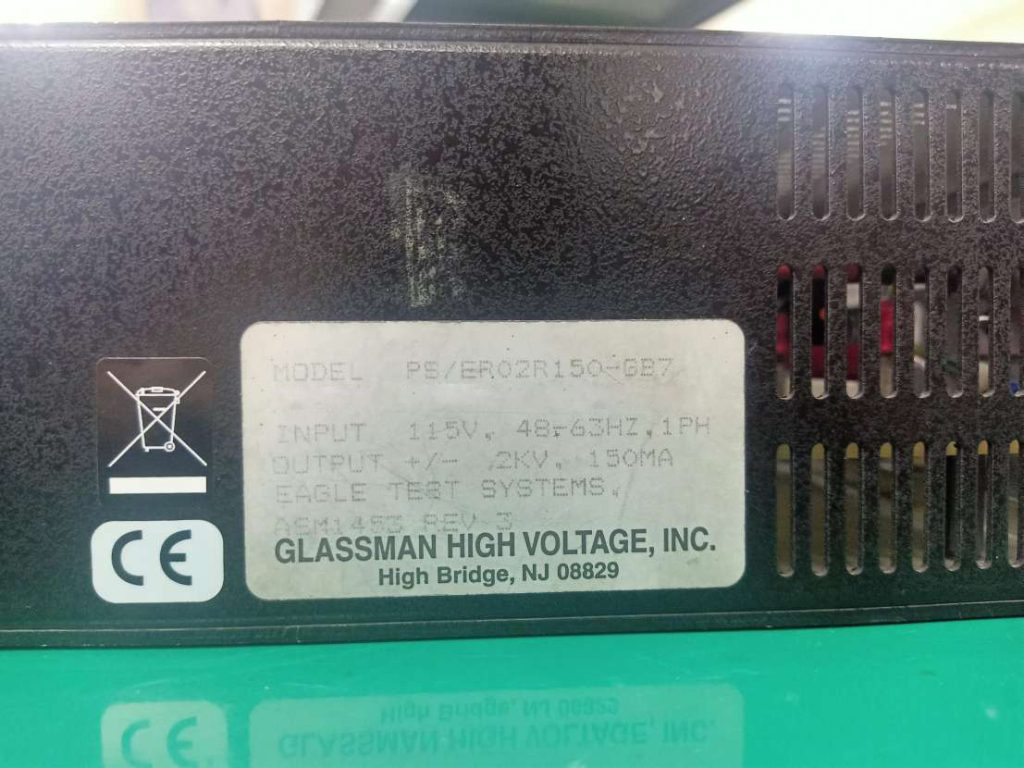 Glassman -PS / ER 02 R 150-GB 7 -High Voltage Power Supply -74144 ...