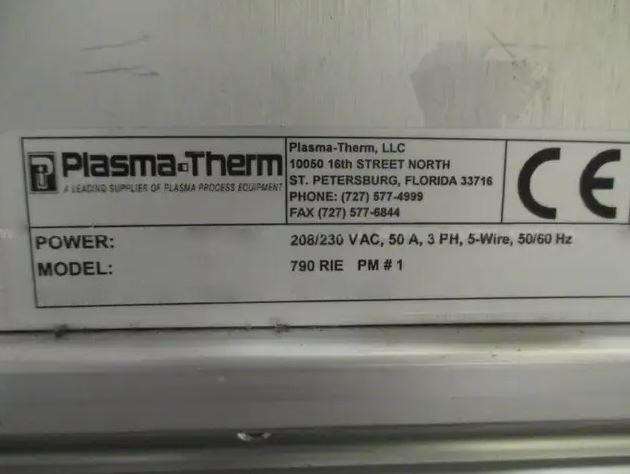 Buy Plasmatherm  790 Series  RIE System  74366