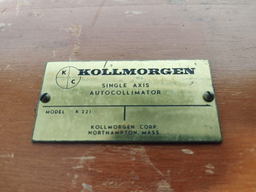 Kollmorgen  K 221  Autocollimator  74530 For Sale Online