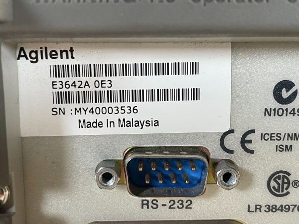 Agilent E3642A DC Power Supply -68980 For Sale