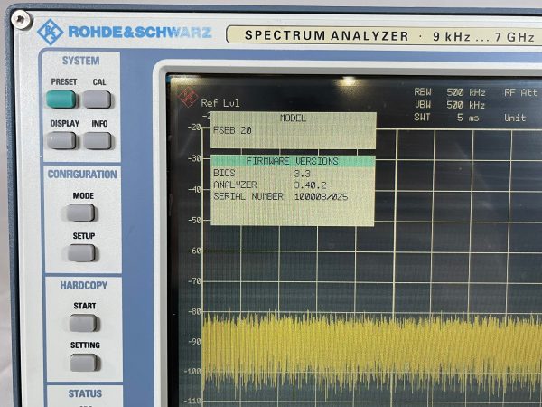 Rohde & Schwarz  FSEB 20 / 30  Spectrum Analyzer  70953 For Sale Online