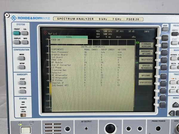 View Rohde & Schwarz  FSEB 20 / 30  Spectrum Analyzer  70953