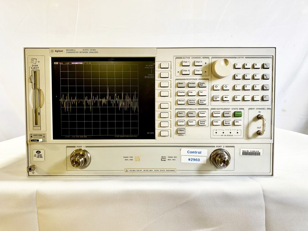 Agilent  8720 ES  S Parameter Network Analyzer  74132 For Sale Online