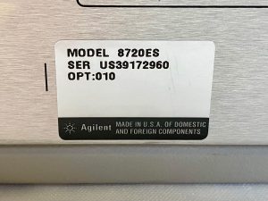 Agilent  8720 ES  S Parameter Network Analyzer  74132 Refurbished