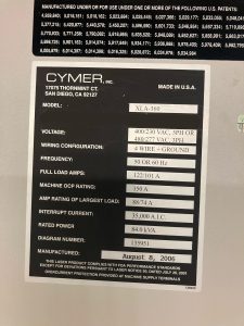 Buy Cymer  XLA 360  Laser  75254