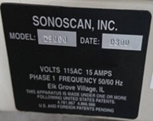 Sonoscan  D 9000  C SAM  75903 For Sale