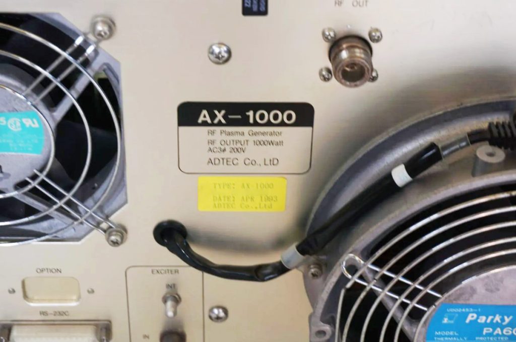 View Adtec  AX 1000  RF Plasma Generator  76546