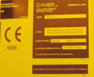 Cymer  ELS 6400  248 NM DUV Excimer Laser  76623 Image 3