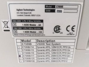 HP / Agilent / Verigy  V 5000  Test Station  76781 For Sale