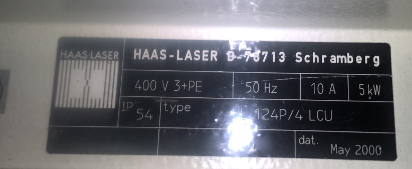 Trumpf Haas  HL 124 P  Welding Laser  77282 For Sale