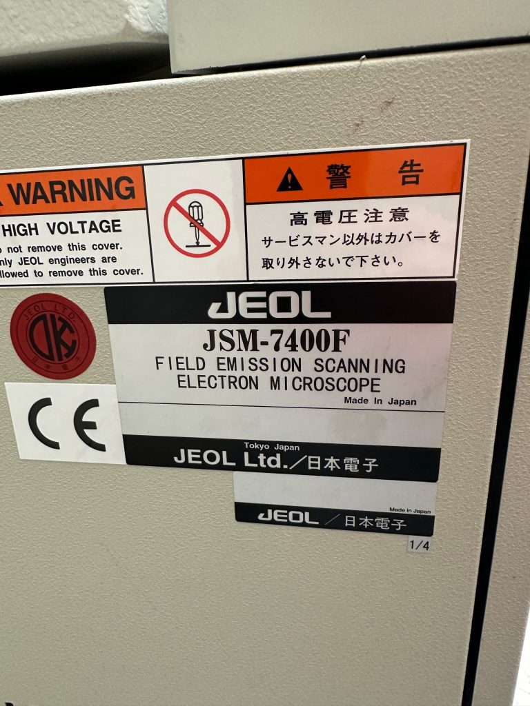 Jeol  JSM 7400 F  FE SEM  77083 For Sale