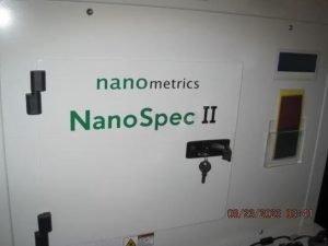 Nanometrics  NanoSpec II  Film Thickness Measurement System  80363 For Sale