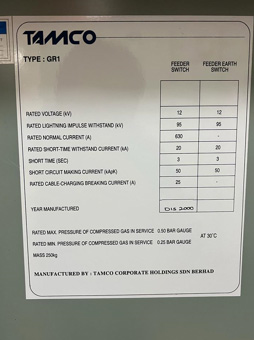 Buy Tamco  GR 1  Ring Main Unit (RMU)  84592