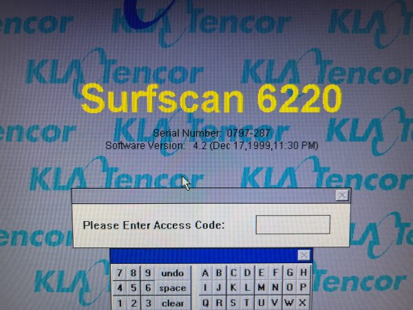 Buy Online KLA-Tencor Surfscan 6220 Defect Inspection System -81947